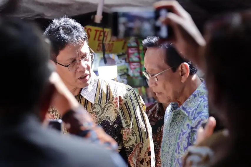 Menkeu Purbaya Yudhi Sadewa saat memberikan pernyataan terkait proyeksi ekonomi Indonesia.