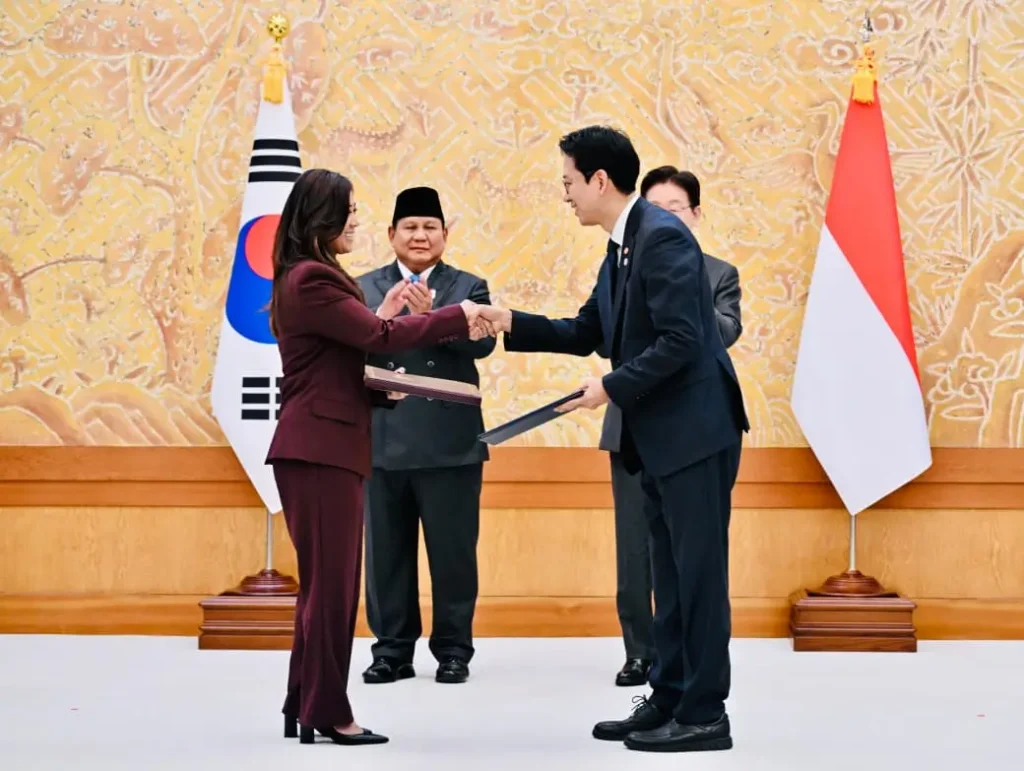 Meutya Hafid dalam kerja sama digital Indonesia Korea Selatan.