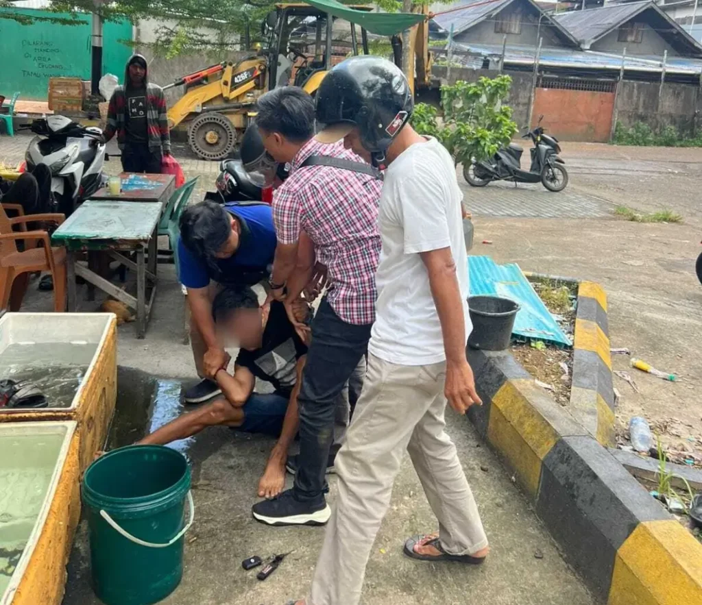 Pelaku penipuan modus COD diamankan Tim Maung Polsek Pontianak Utara.