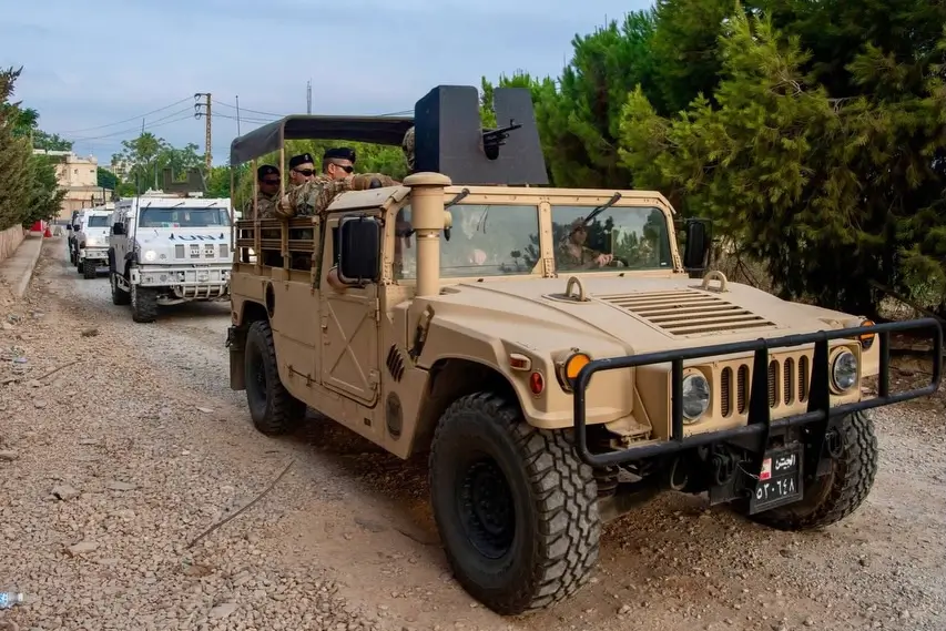 Pasukan penjaga perdamaian PBB UNIFIL di Lebanon saat menjalankan misi di wilayah konflik.