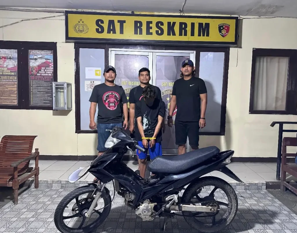 Pelaku pencurian diamankan polisi Landak.