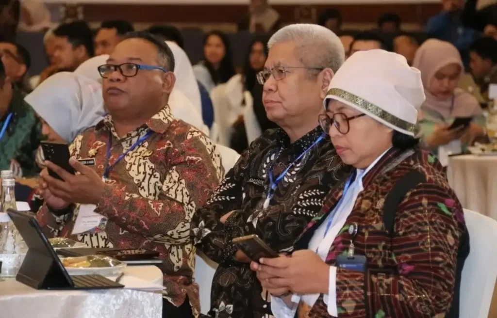 Sekda Kalbar Harisson menghadiri Konferensi Nasional Pengembangan Ekonomi Daerah 2026 di Balai Kartini Jakarta.