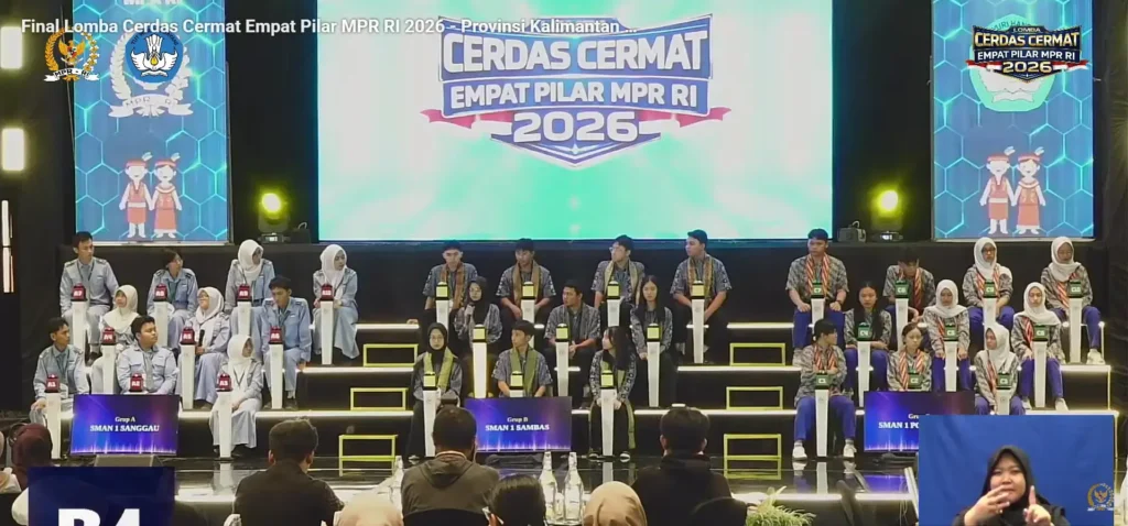 SMAN 1 Pontianak menyatakan sikap resmi terkait LCC 4 Pilar 2026 dan dukungan kepada SMAN 1 Sambas mewakili Kalbar.