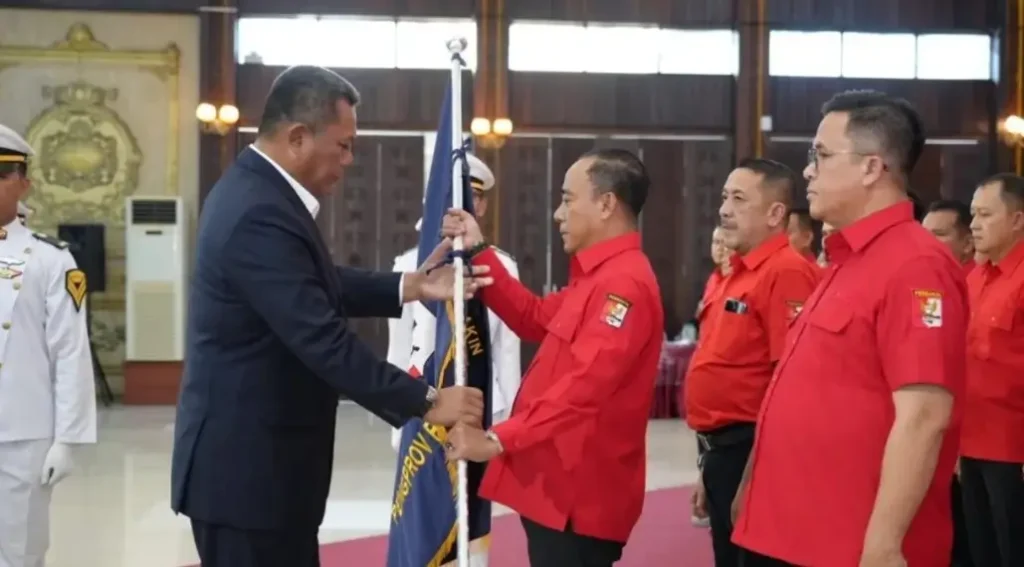 Wakil Gubernur Kalimantan Barat Krisantus Kurniawan resmi dilantik sebagai Ketua Perbakin Kalbar di Pendopo Gubernur Kalbar, (23/5/2026).