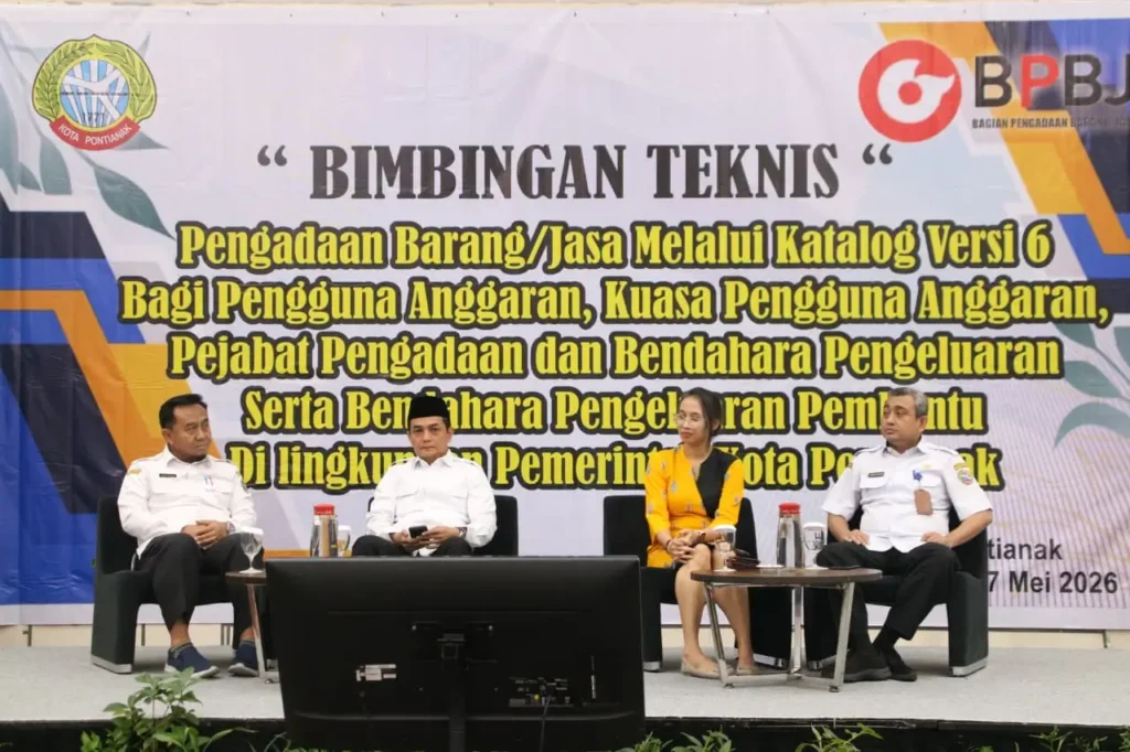 Pemkot Pontianak menggelar bimtek pengadaan barang dan jasa melalui e-Katalog versi 6.