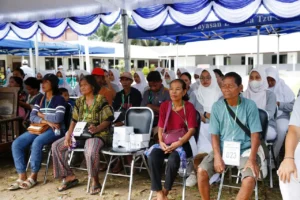 Bakti Sosial Kesehatan Umum Gratis oleh Sinarmas bersama Yayasan Buddha Tzu Chi Indonesia di Kecamatan Marau, Kabupaten Ketapang, Sabtu (16/5/2026), sebagai bentuk kepedulian terhadap kesehatan masyarakat melalui layanan pemeriksaan dan pengobatan gratis.