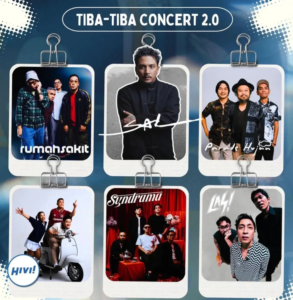 Pengumuman pembatalan Tiba Tiba Concert Vol. 2 yang membuat Sal Priadi batal tampil di Pontianak.