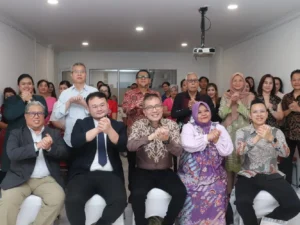 Peresmian kantor perwakilan Kuching Specialist Hospital di Pontianak untuk layanan rujukan medis ke Malaysia, (23/5/2026).