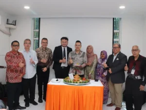 Peresmian kantor perwakilan Kuching Specialist Hospital di Pontianak untuk layanan rujukan medis ke Malaysia, (23/5/2026).