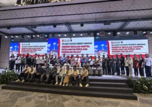 Peserta mengikuti seminar regulasi maritim, keselamatan kerja, dan kesehatan pelaut yang digelar Klinik Utama Khatulistiwa Pontianak di Hotel Golden Tulip.