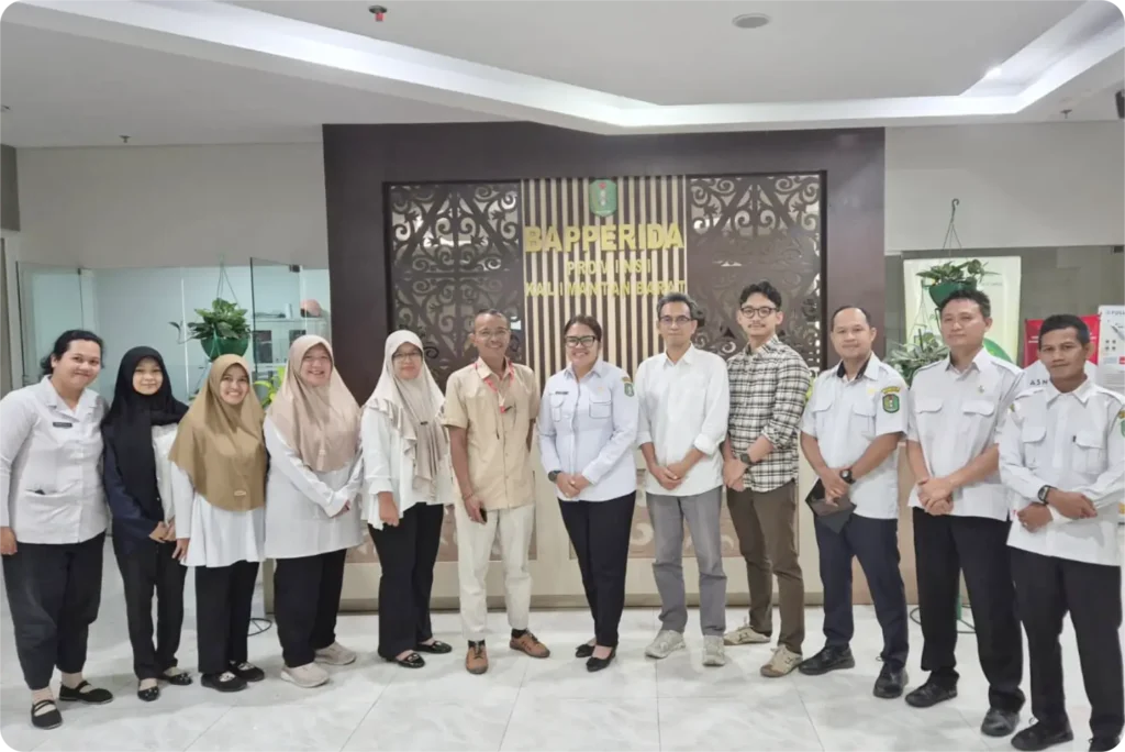 Tim Bapperida Kalimantan Barat menggelar pertemuan bersama Badan Riset dan Inovasi Nasional dan Deutsche Gesellschaft für Internationale Zusammenarbeit untuk membahas penguatan riset pembangunan daerah.