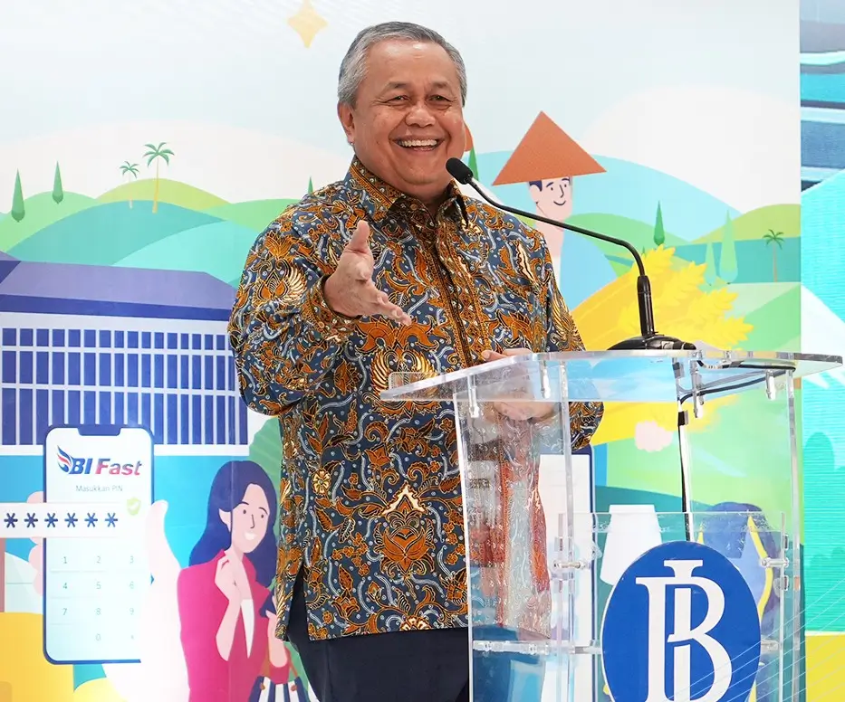 Gubernur Bank Indonesia Perry Warjiyo terkait keputusan kenaikan BI-Rate.
