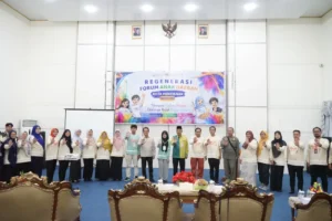 Wakil Wali Kota Pontianak Bahasan membuka Regenerasi Forum Anak Daerah Kota Pontianak.