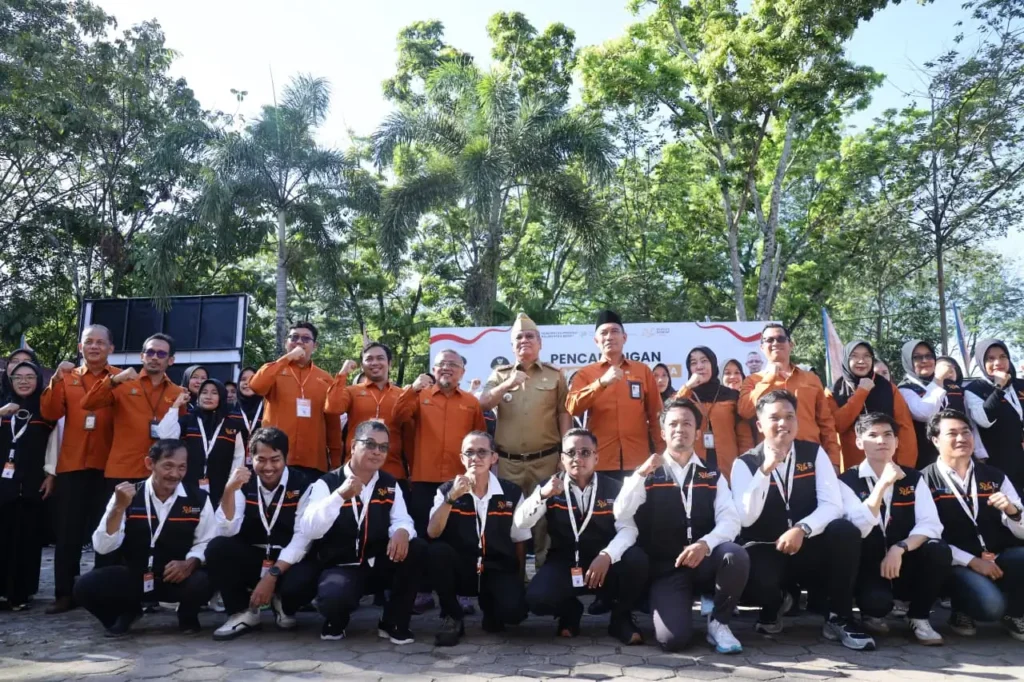 Para petugas Sensus Ekonomi 2026 siap melaksanakan tugasnya.