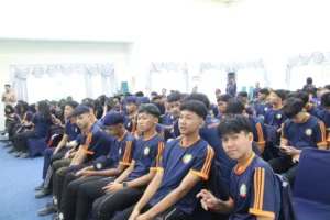 Para atlet yang akan memperkuat Kontingen Pontianak di ajang POPDA Tingkat Provinsi Kalbar.