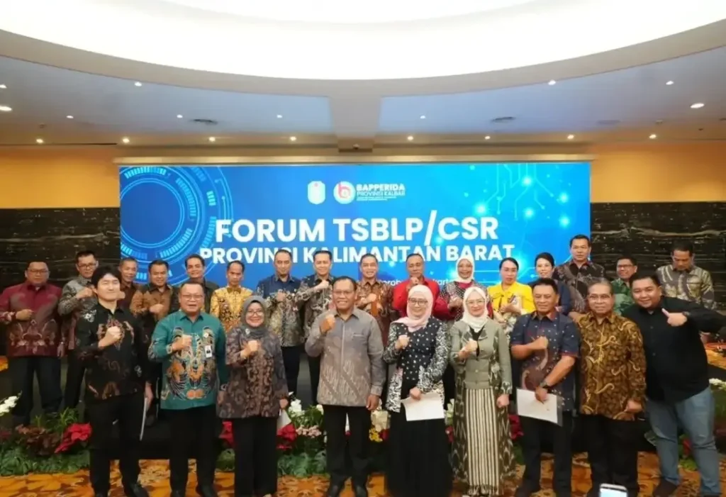 Gubernur Kalimantan Barat Ria Norsan bersama Wakil Gubernur Krisantus Kurniawan menghadiri peluncuran Forum TSBLP atau CSR Kalbar di Hotel Borobudur Jakarta.