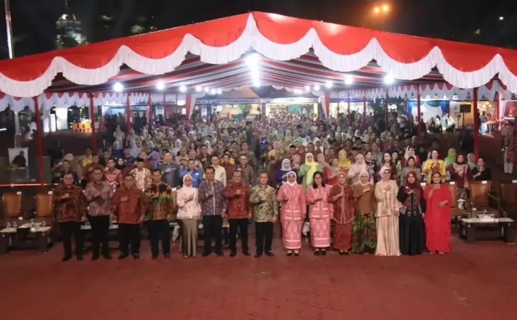 Gubernur Kalbar Ria Norsan menghadiri Malam Ramah Tamah HKG PKK ke-54 di Kubu Raya.