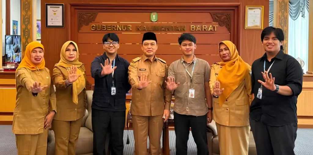Gubernur Kalimantan Barat Ria Norsan terkait persiapan Peringatan Hari Anak Nasional ke-42 Tingkat Provinsi Kalimantan Barat.