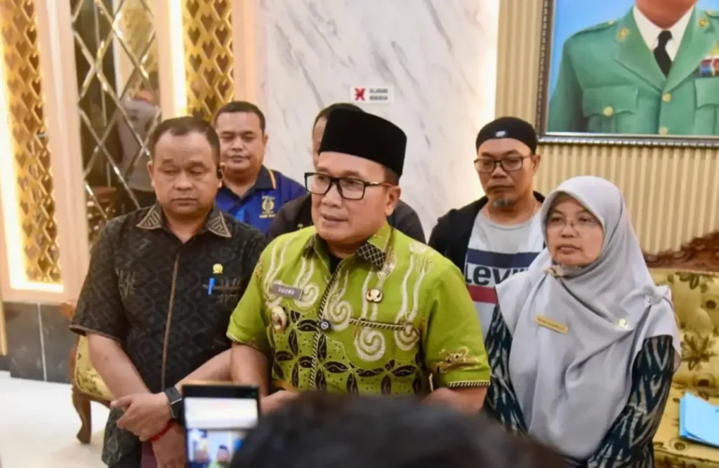 Bupati Kubu Raya Sujiwo menyampaikan komitmen penataan kawasan demi kesejahteraan masyarakat.