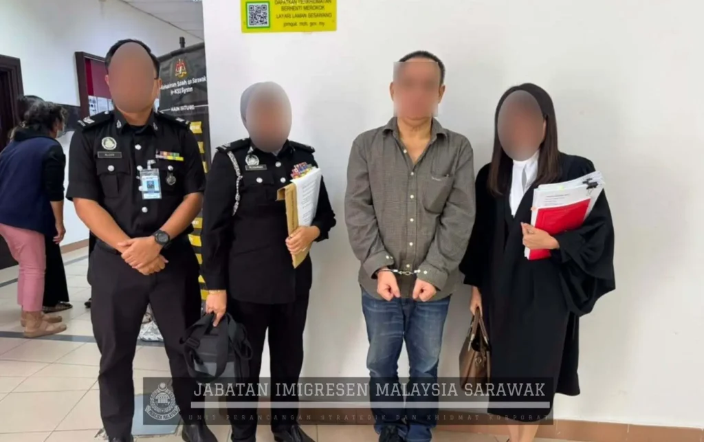 Pengadilan Tinggi Kuching menjatuhkan hukuman penjara kepada pria Malaysia yang terbukti menyelundupkan enam warga negara Indonesia.