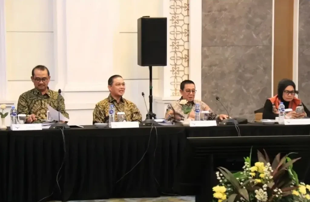 Gubernur Kalbar Ria Norsan saat menghadiri RUPS PT Askrida Tahun 2026 di Jakarta.