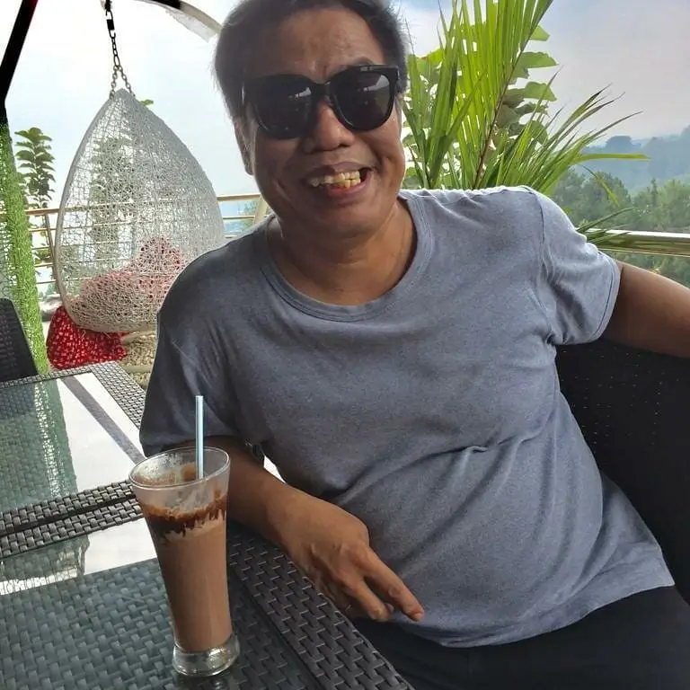 Komedian Temon atau Simson Rarameha Ngadang semasa hidup.