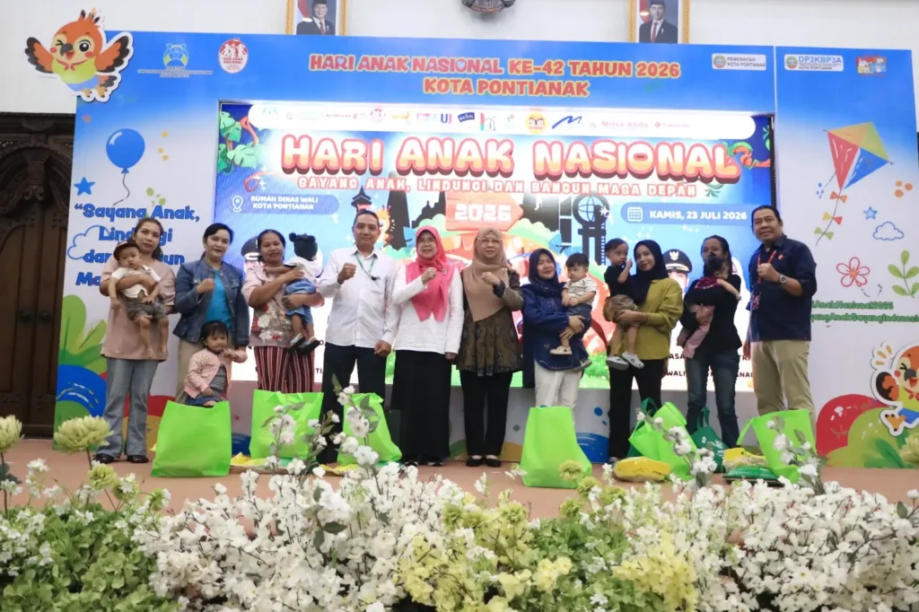 Peringatan Hari Anak Nasional ke-42 Tahun 2026 mengusung tema 'Sayang Anak, Lindungi dan Bangun Masa Depan'.