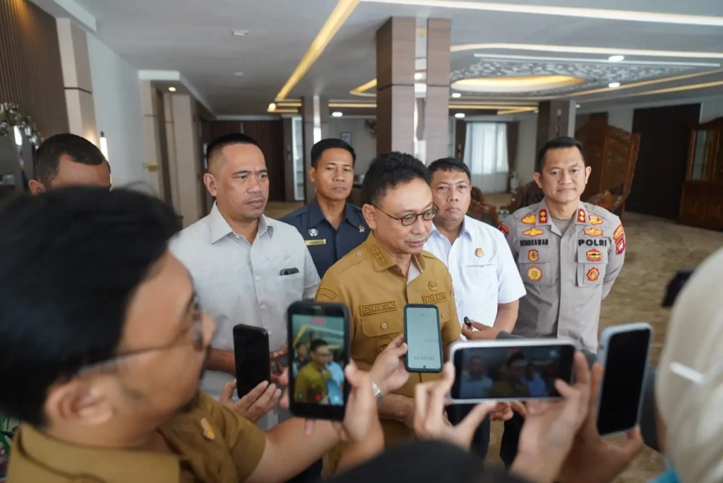Wali Kota Pontianak Edi Rusdi Kamtono memimpin rapat koordinasi bersama jajaran Forkopimda Kota Pontianak.