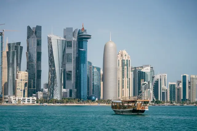 Kota Doha, Qatar, lokasi pembahasan negosiasi AS dan Iran mengenai stabilitas Timur Tengah.
