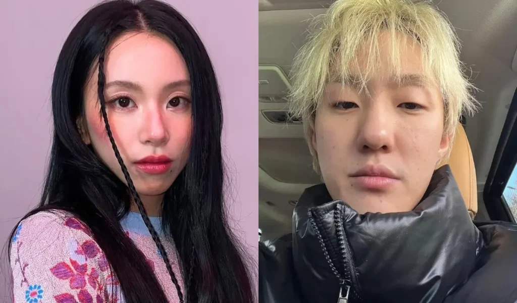 Chaeyoung TWICE dan Zion.T yang dikabarkan masih menjalin hubungan asmara.