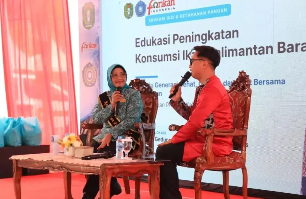 Erlina Ria Norsan mengajak generasi muda Kalbar menjadi penggerak Gerakan Memasyarakatkan Makan Ikan atau Gemarikan.