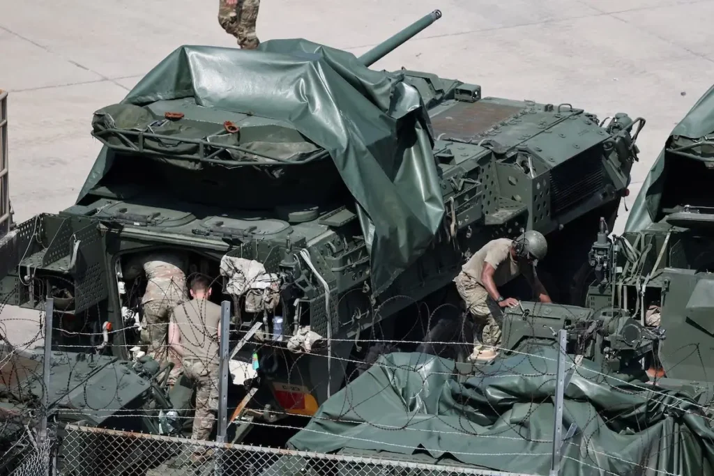 Latihan militer gabungan Amerika Serikat dan Korea Selatan dalam Ulchi Freedom Shield. (Foto: x.com/SavunmaTR)