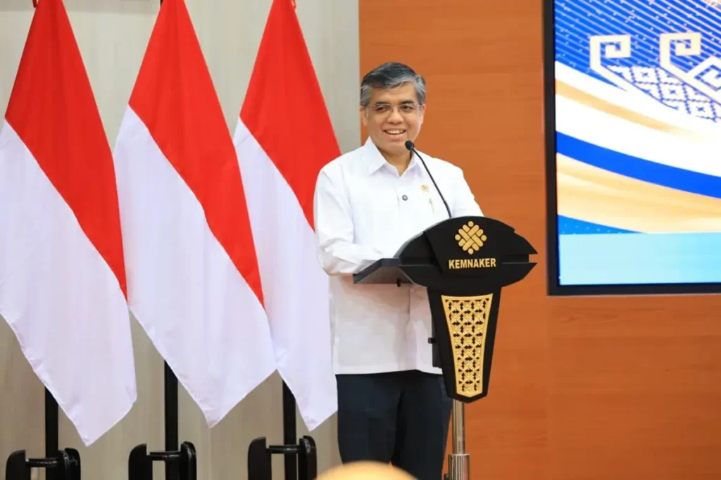 Menteri Ketenagakerjaan Yassierli terkait pembukaan pendaftaran mitra MagangHub Batch 2 2026. (foto: Kemnaker)