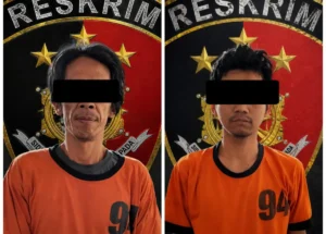 Dua pelaku pencurian rumah di Singkawang Barat diamankan polisi beserta barang bukti.