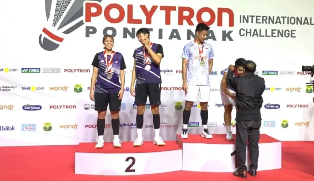 Wagub Kalbar Krisantus Kurniawan menghadiri penutupan Polytron Pontianak International Challenge di GOR Terpadu Pontianak.