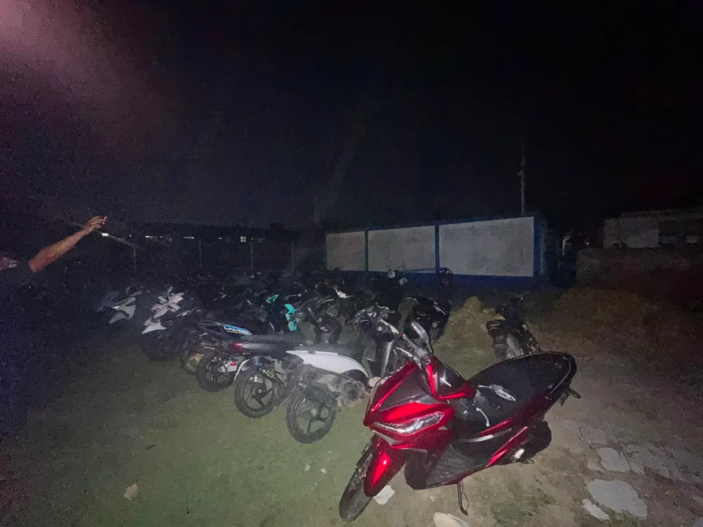Polisi mengamankan 22 sepeda motor dalam operasi balap liar di Singkawang.
