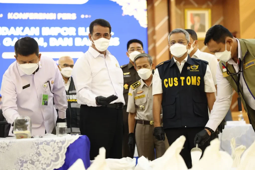 Bea Cukai mengungkap dugaan impor beras ilegal sebanyak 397,35 ton dengan nilai barang Rp7,853 miliar. (Dok. Kementan)