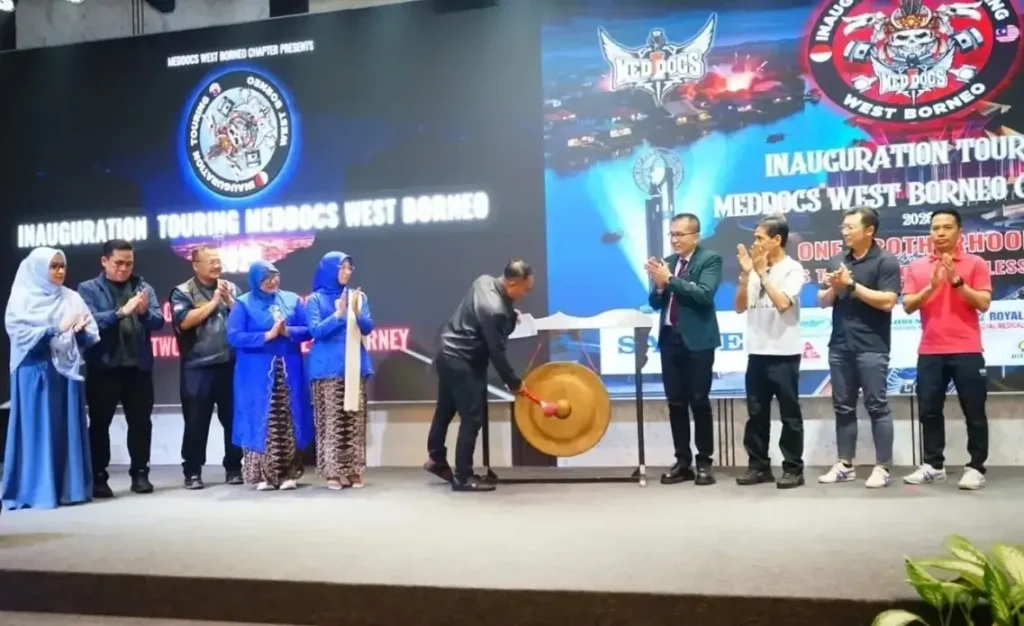 Wagub Kalbar Krisantus Kurniawan membuka Seminar Bikers Berilmu di Pontianak.