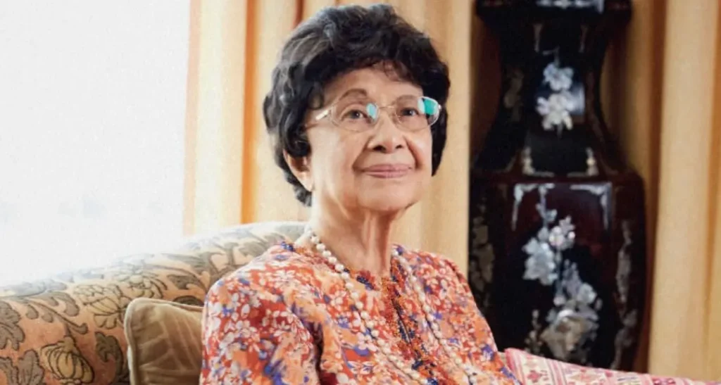 Tun Dr Siti Hasmah Mohamad Ali, istri Mahathir Mohamad , meninggal dunia di usia 100 tahun. (Foto: instagram.com/goodymy_official)