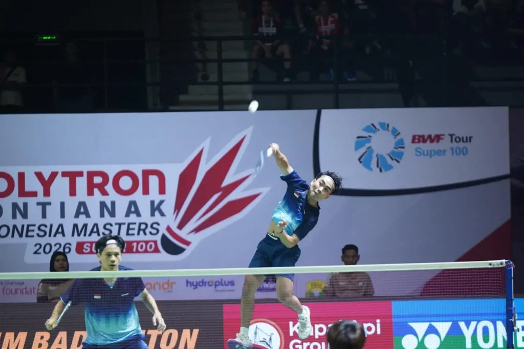 Final Indonesia Masters 2026 berlangsung di GOR Terpadu A Yani Pontianak.