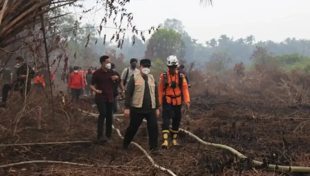 Penanganan karhutla di Kalimantan Barat dengan titik api dominan di kawasan gambut Ketapang dan Kubu Raya.