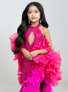 Potret Joanna Feodora Panjaitan, model cilik asal Pontianak yang memiliki segudang prestasi dan akan mewakili Kalimantan Barat dalam ajang Miss and Mister Atmosphere Indonesia 2026.