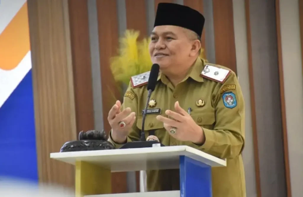 Sekda Kubu Raya Yusran Anizam membuka pelatihan pengelolaan bisnis dan keuangan KDKMP di Balai Diklat Keuangan Pontianak. (Foto: Prokopim KKR)