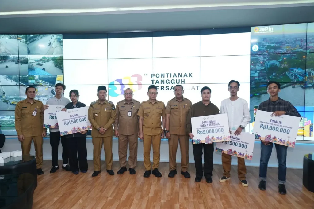 Pemerintah Kota Pontianak meluncurkan logo Hari Jadi ke-255 Pontianak, Senin (5/10/2026).