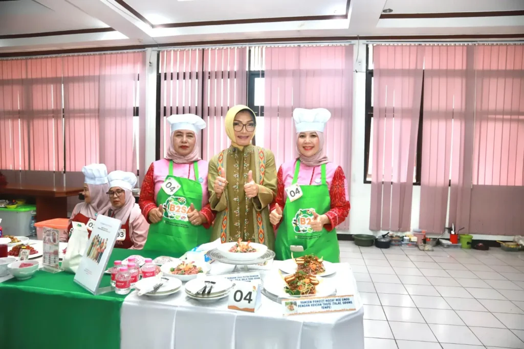 TP PKK Kota Pontianak meraih juara 2 lomba Cipta Menu Beragam Bergizi Seimbang dan Aman (B2SA) tingkat Provinsi Kalimantan Barat 2026.