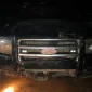kecelakaan antara sepeda motor dan mobil Ford di Jalan Batang Tarang–Tayan Hulu, Sanggau.