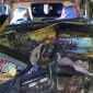 Truk Mitsubishi mengalami kerusakan usai kecelakaan beruntun di Tayan Hulu, Kabupaten Sanggau.