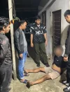 Pelaku curanmor saat dibekuk polisi di Sekayam, Kabupaten Sanggau.