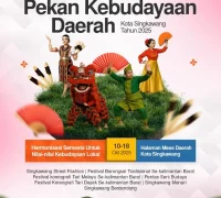 11944738-F0BD-4BD3-AA68-D6964F71636E Pekan Kebudayaan Daerah 2025 digelar di Singkawang untuk merayakan HUT ke-24. (instagram.com/wartabudayasingkawang)