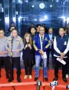 Konferensi pers Bareskrim Polri terkait pengungkapan jaringan judi online internasional di Jakarta Barat dengan menghadirkan ratusan WNA yang diamankan.